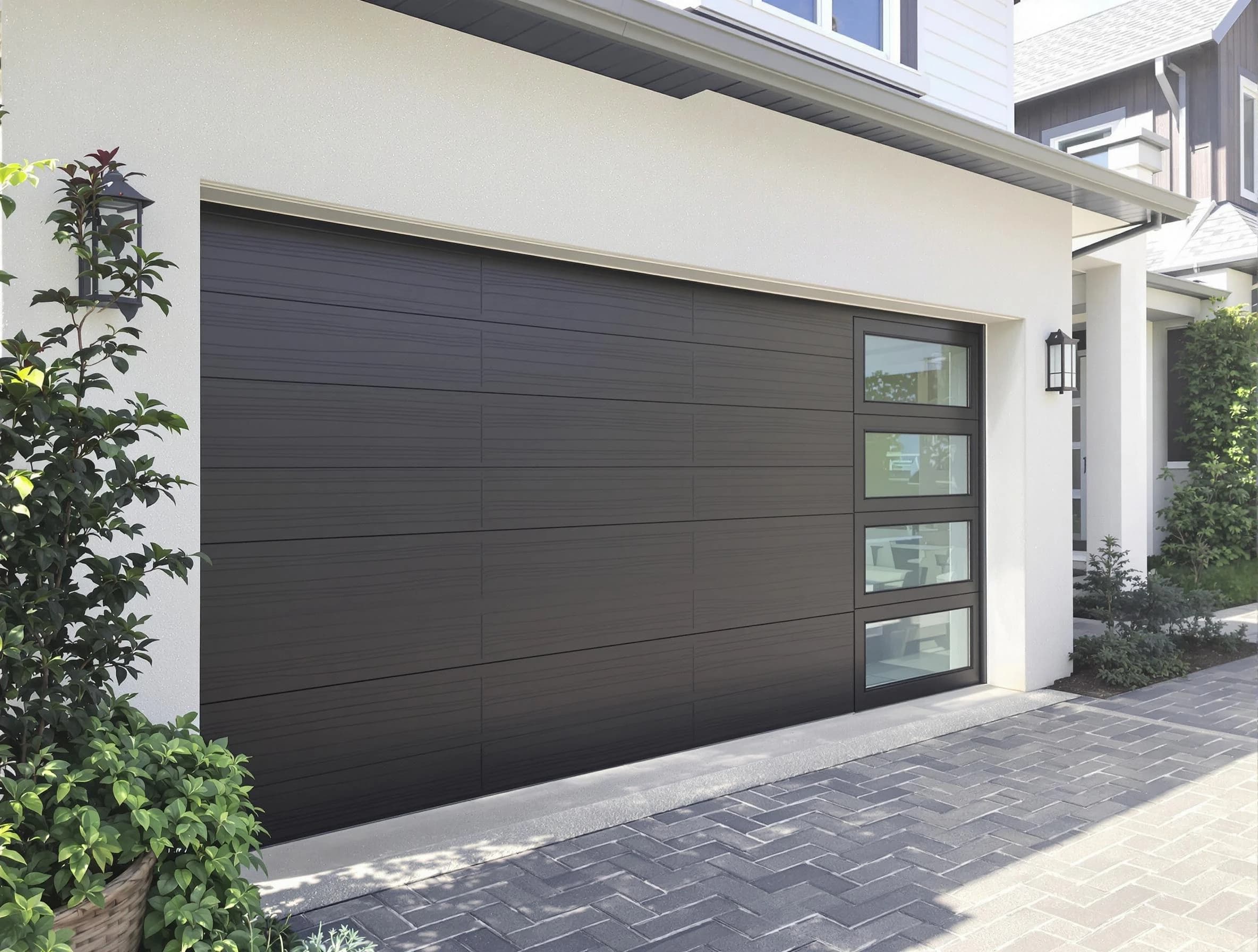 Custom garage door installation by Del City Garage Door Repair in Del City