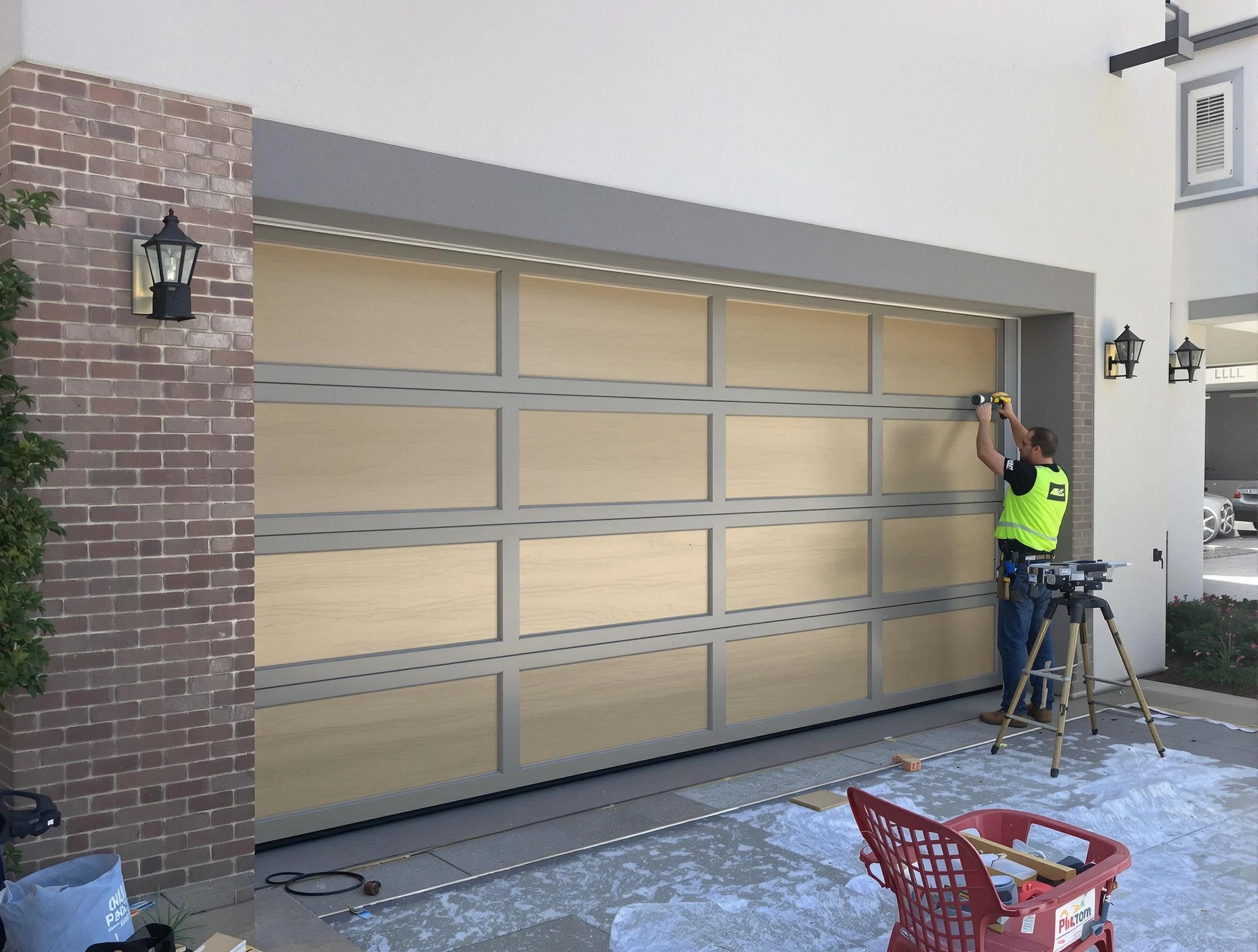 Garage door replacement service by Del City Garage Door Repair in Del City