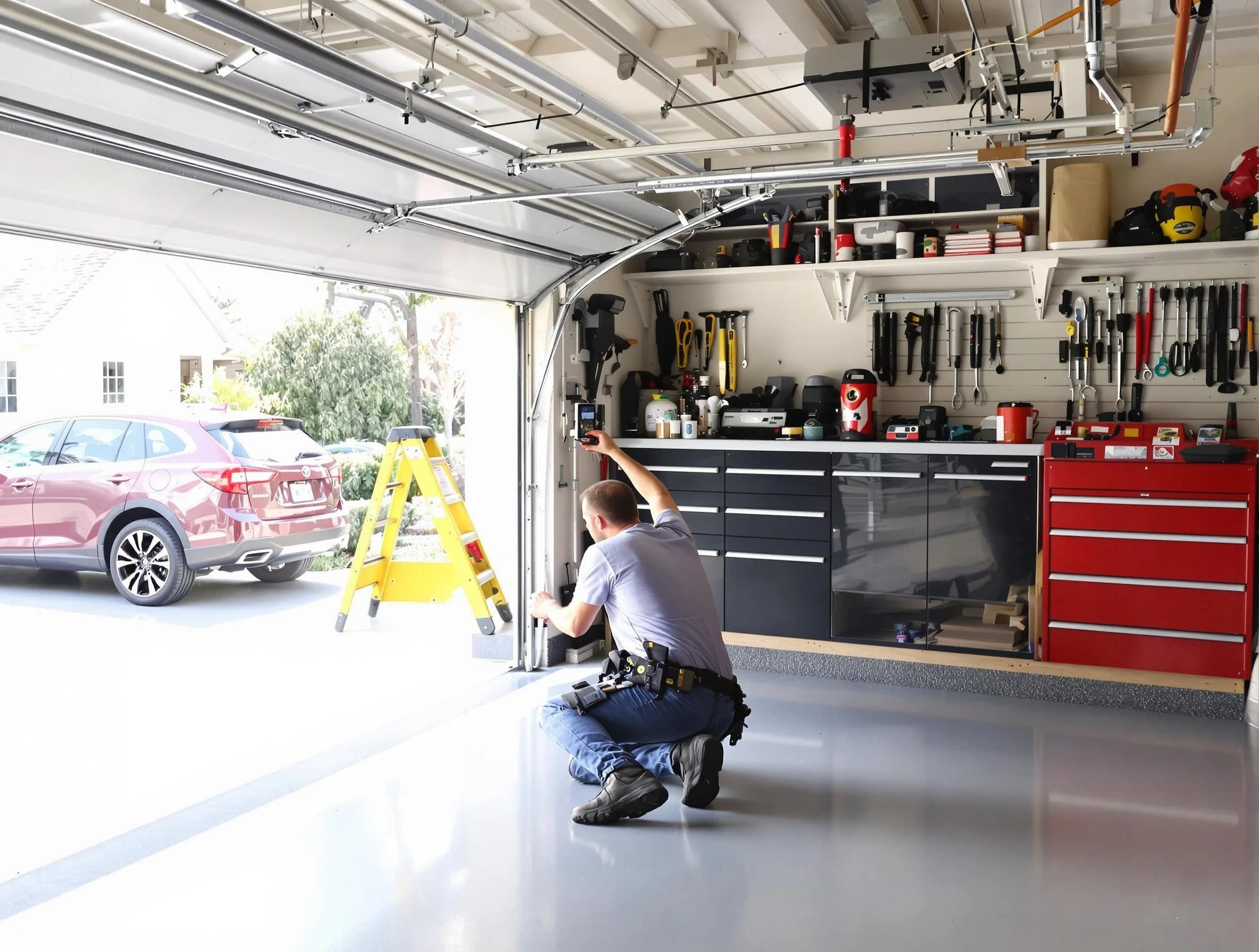 Local garage door repair service by Del City Garage Door Repair in Del City