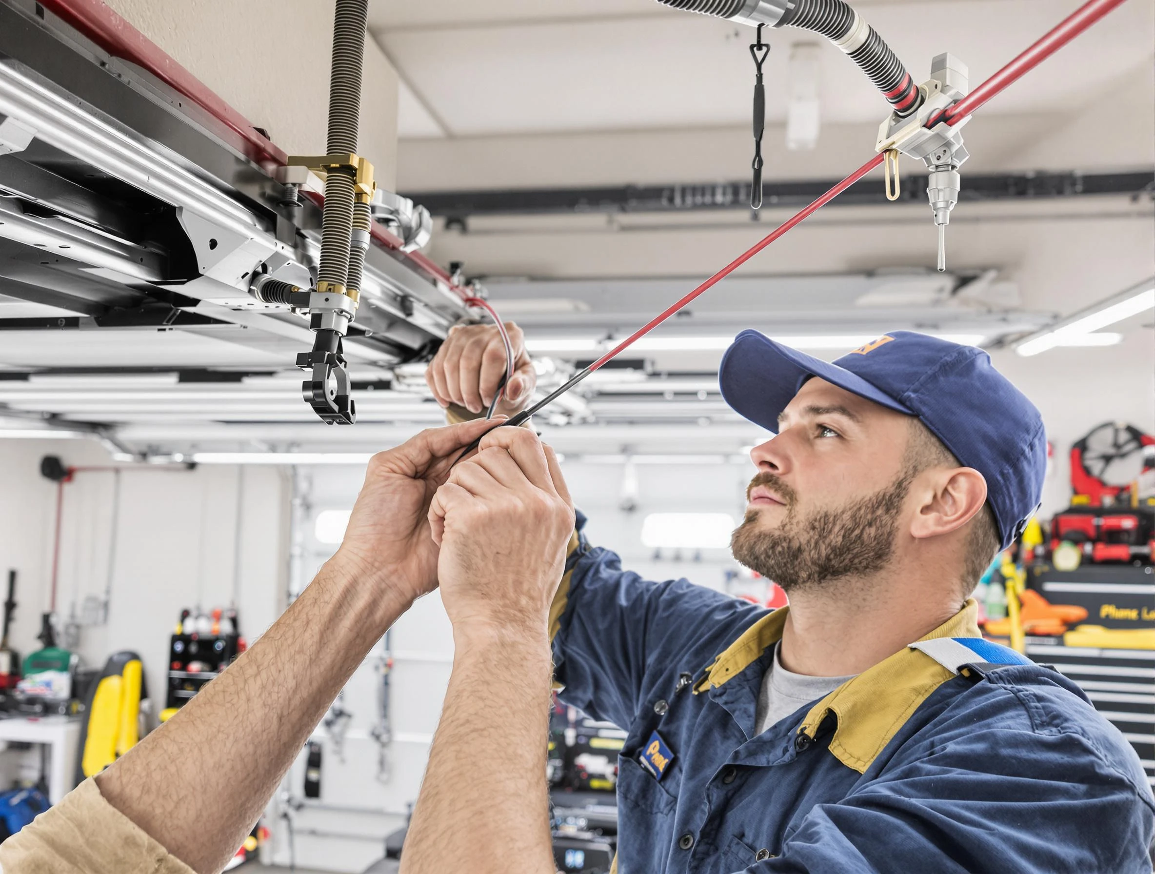 Garage Door Cable Repair in Del City