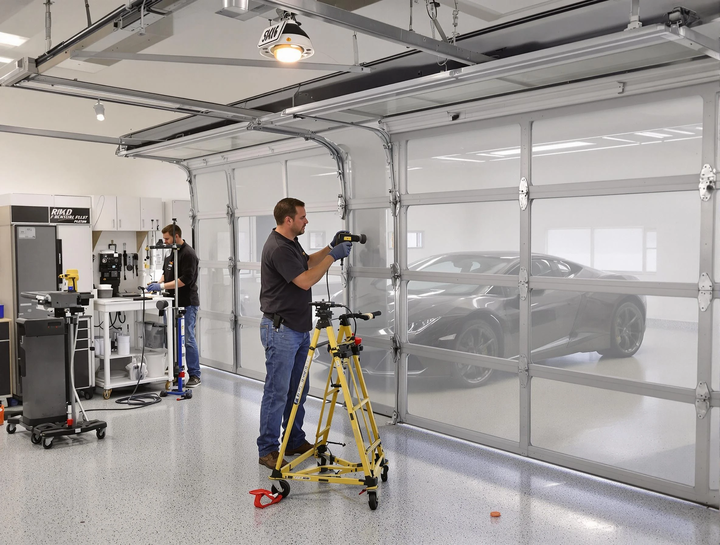 Garage Door Dents Repair in Del City