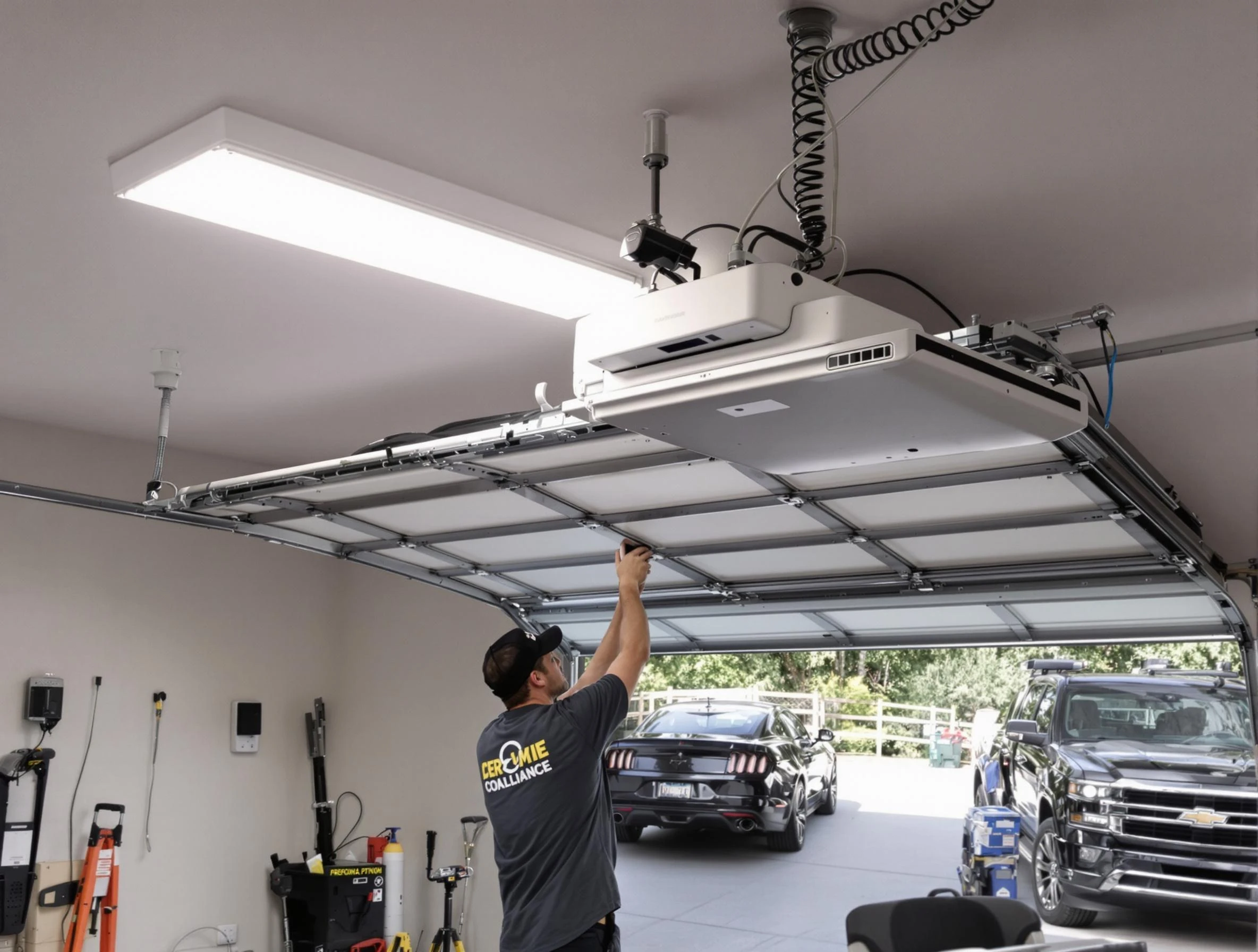 Garage Door Opener Installation in Del City