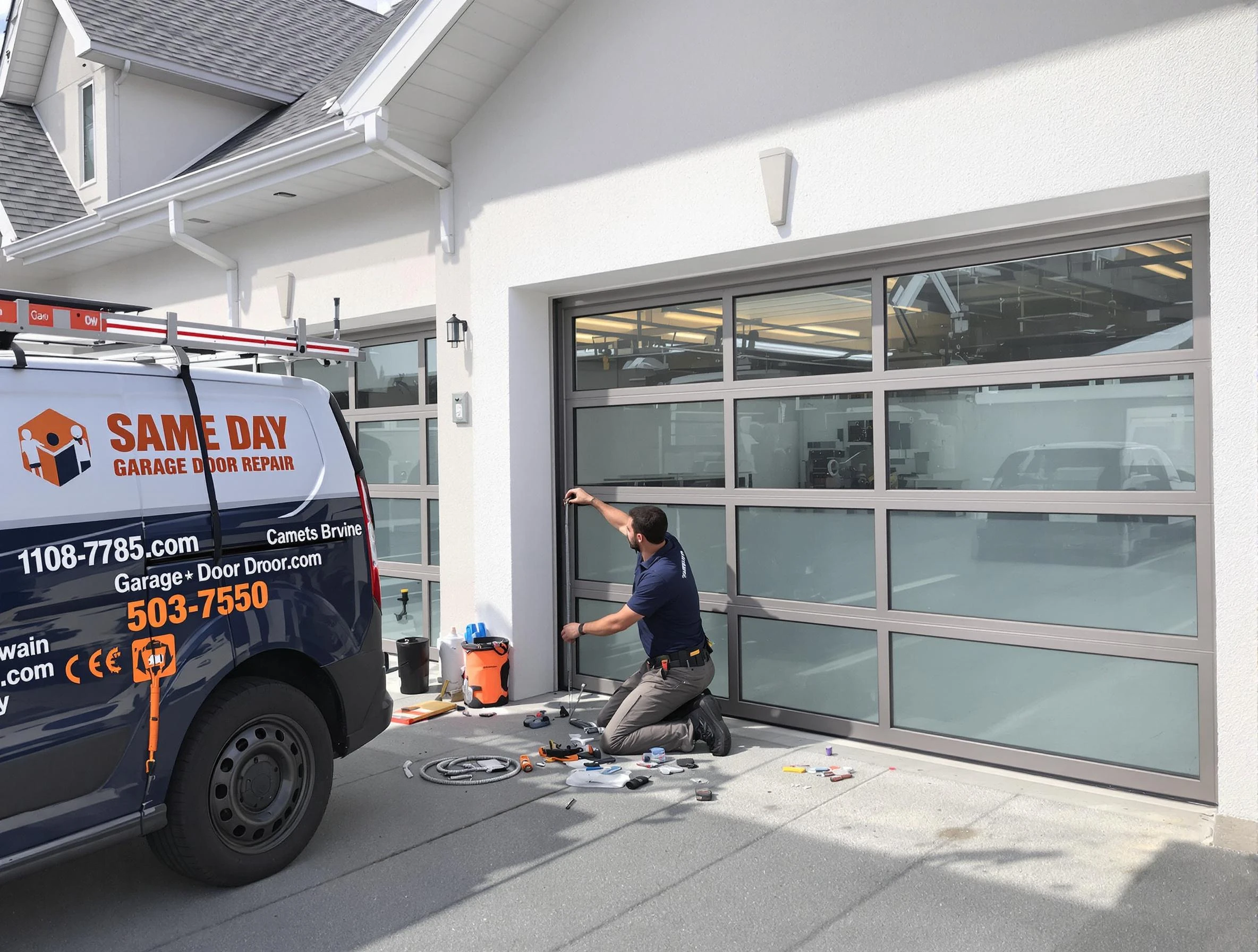 Same-day garage door repair service by Del City Garage Door Repair in Del City